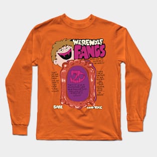 Werewolf Fangs Long Sleeve T-Shirt